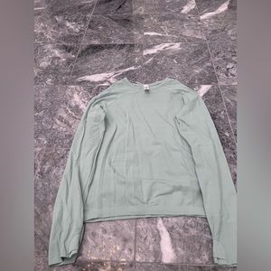 Athleta Girl - power up long sleeve - with silver